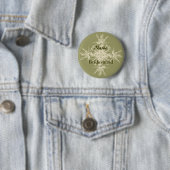 Antikes olivgrünes Blumen Button (Beispiel)