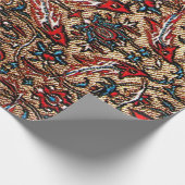 Antikes Orientalisches Persisches Muster Geschenkpapier (Ecke)