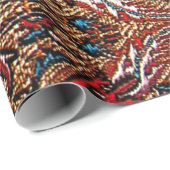 Antikes Orientalisches Persisches Muster Geschenkpapier (Rolleneckpunkt)