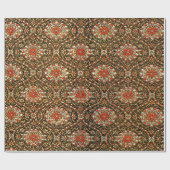 Antikes orientalisches türkisches Persermuster Geschenkpapier (Flach)