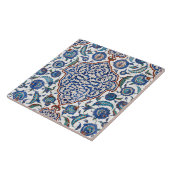 Antikes osmanisches florales Iznik Fliese (Seite)