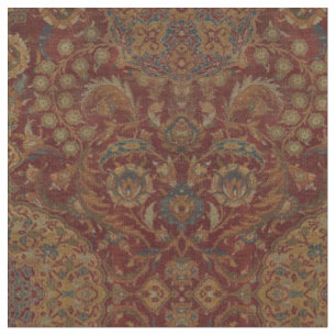 Antikes osmanisches orientalisch gemustertes Teppi Stoff