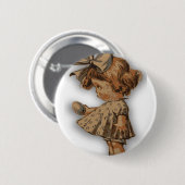 antikes Osterei Button (Vorne & Hinten)