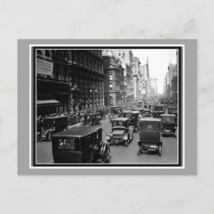 Antikes Ostern 1913 5th Avenue New York Foto Feiertagspostkarte