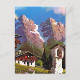 Antikes Österreich, Bildstock, Tiroler Dorf Postkarte