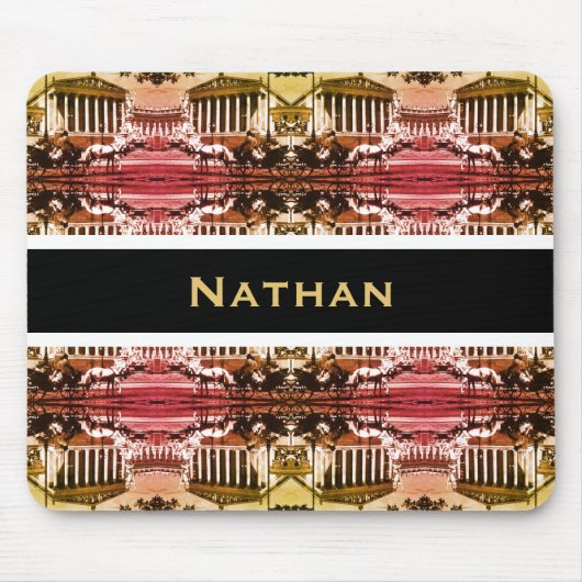 Antikes Österreich Wien Parlament Mousepad (Vorne)