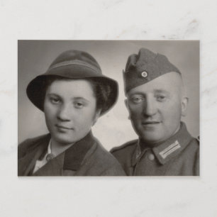Antikes Paar Postkarte