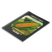 Antikes Paket-Raum-Notizbuch des Karten-Samen-Co Notizblock (Linke Seite)