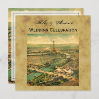 Antikes Paris Not leidendes BG SQ Hochzeit