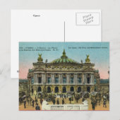 Antikes Paris, Oper Postkarte (Vorne/Hinten)