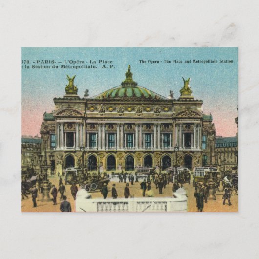 Antikes Paris, Oper Postkarte (Vorderseite)