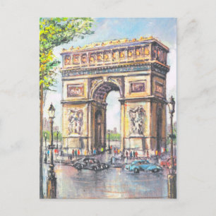 Antikes Paris, Paris Arc de Triomphe, Postkarte