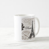 Antikes Paris...Tasse Kaffeetasse (VorderseiteRechts)