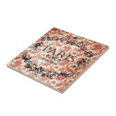 Antikes Pariser Damast Fliese (Seite)