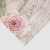 Antikes Pariser Rosen Collage Decoupage Papier (Ausschnitt)