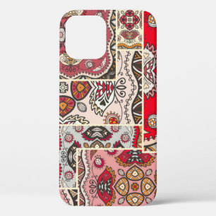 antikes Patchwork-Quilt-Muster. Antike Dekoration Case-Mate iPhone Hülle