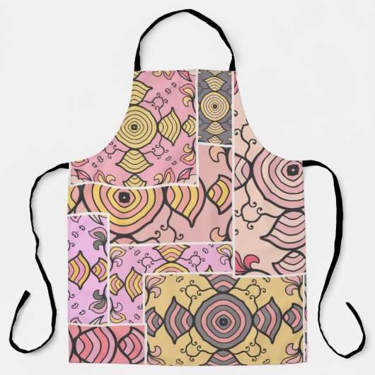 Antikes Patchwork-Quilt-Muster. Antike Dekoration Schürze (Vorderseite)
