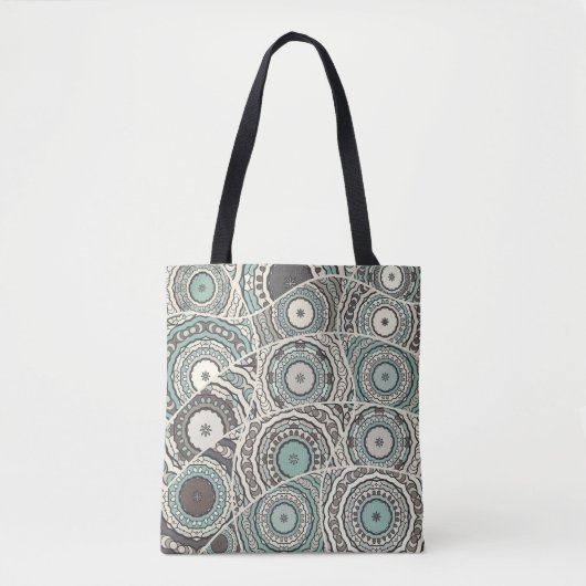 Antikes Patchwork-Quilt-Muster. Antike Dekoration Tasche (Vorderseite)