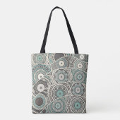 Antikes Patchwork-Quilt-Muster. Antike Dekoration Tasche (Rückseite)