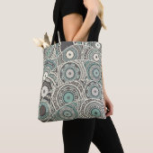 Antikes Patchwork-Quilt-Muster. Antike Dekoration Tasche (Von Nahem)