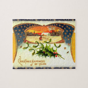 Antikes patriotisches Weihnachtsrätsel aus dem Ers Puzzle