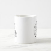 Antikes Penny-Farthing-Fahrrad Kaffeetasse (Mittel)