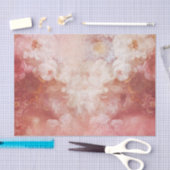 Antikes Peony Floral Vintag erschüttert Seidenpapier (Handwerk)