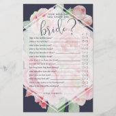 Antikes Peony, wie gut Sie wissen, die Bride-Spiel (Vorderseite)