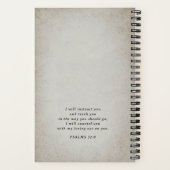 Antikes Pergament Personalisierte Bibelstudie Notizblock (Rückseite)