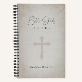 Antikes Pergament Personalisierte Bibelstudie Notizblock