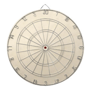 Antikes Pergamentpapier im Vintage-Cream-Look Dartscheibe