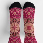 Antikes persisches Blumen-Teppichmuster Socken (Oben)