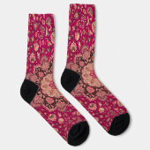 Antikes persisches Blumen-Teppichmuster Socken (Rechts)