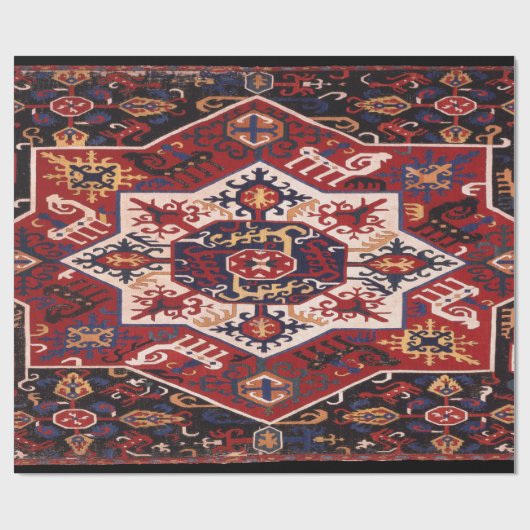 Antikes persisches Muster Geschenkpapier (Flach)