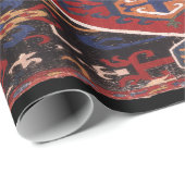 Antikes persisches Muster Geschenkpapier (Rolleneckpunkt)