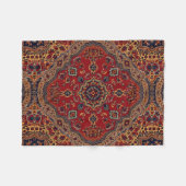 Antikes persisches orientalisches türkisches Muste Fleecedecke (Vorderseite (Horizontal))