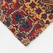 Antikes persisches orientalisches türkisches Muste Fleecedecke (Ecke)