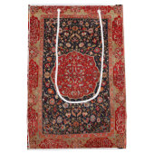 Antikes persisches Rug gestresstes Vintages Kunstm Mittlere Geschenktüte (Rückseite)