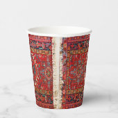 Antikes persisches Rug gestresstes Vintages Kunstm Pappbecher (Rechts)