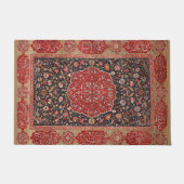 Antikes Persisches Rug Muster Red Black Doormat Fußmatte (Vorderseite)