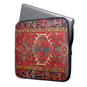 Antikes Persisches Türkisches Paisley-Muster, rot Laptopschutzhülle (Vorderseite Links)