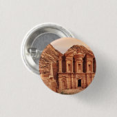 Antikes Petra-Jordanien Aufkleber Button (Vorne & Hinten)