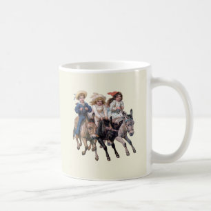 Antikes Pferd Pony Kinder Kunst Kaffeetasse