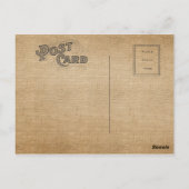 Antikes Pferd Postkarte (Rückseite)