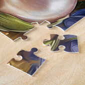 Antikes Pfingstrosen-Blumen-Botanik-Puzzle Puzzle (Seite)