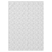 Antikes Pfingstrosen-Blumenmuster Tischdecke (Vorderseite)