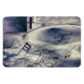 Antikes Phonograph und Musik Magnet (Horizontal)