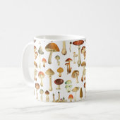 Antikes Pilzmuster Kaffeetasse (Vorderseite Links)