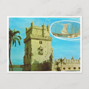 Antikes Portugal,  Turm des Klosters Jeronimos Postkarte