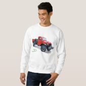 Antikes Power-Lastwagen-LKW-Sweatshirt Sweatshirt (Vorne ganz)